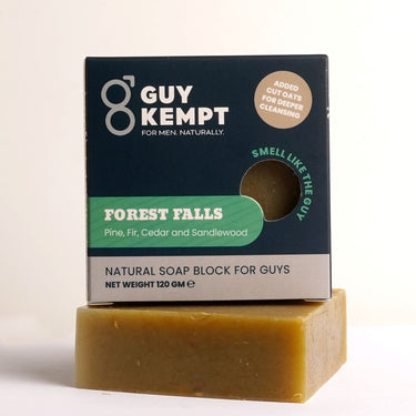 Forest Falls Men's Natural Soap Block – Pine, Cedar & Sandalwood